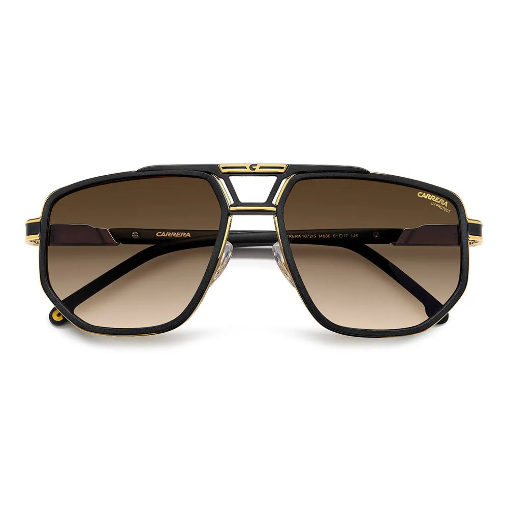 1072 Double-Bridge Stainless Steel Sunglasses