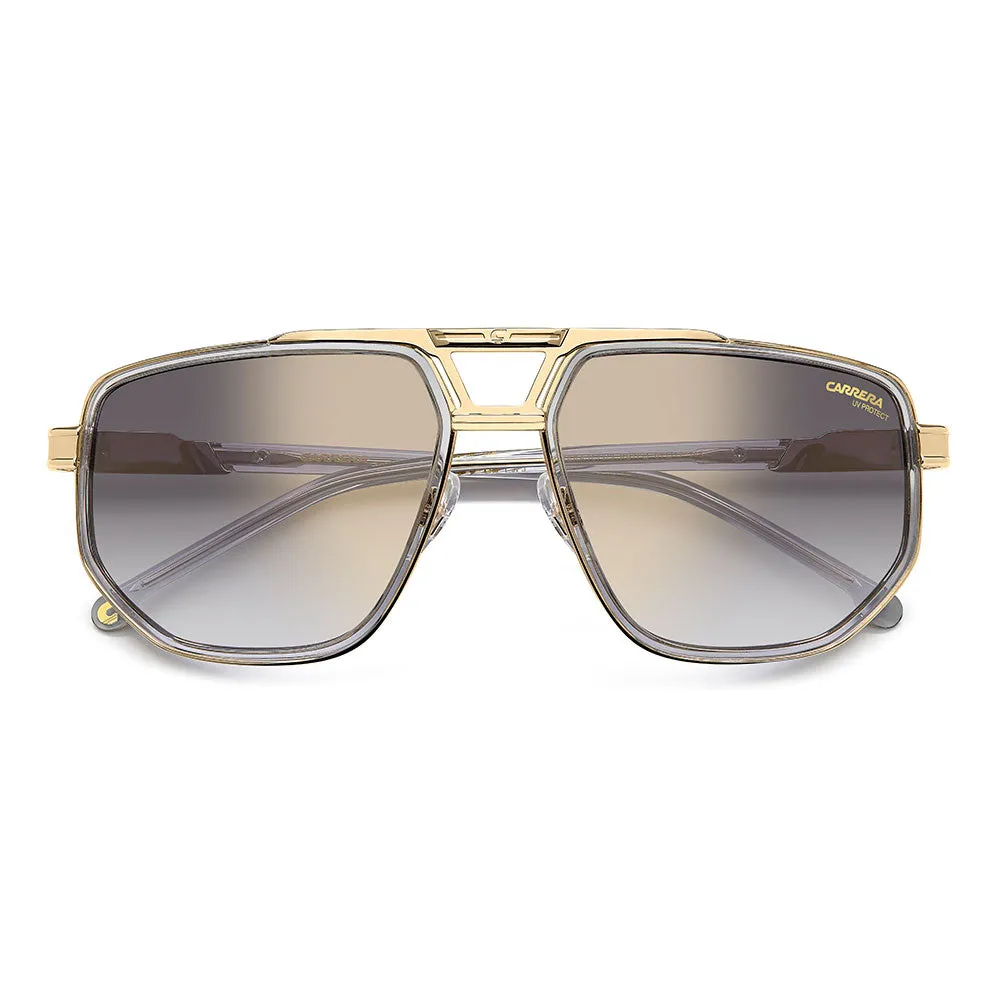 1072 Double-Bridge Stainless Steel Sunglasses