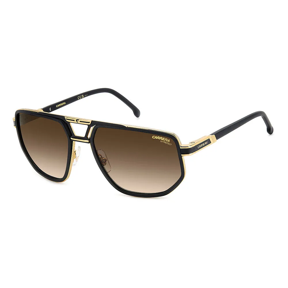 1072 Double-Bridge Stainless Steel Sunglasses