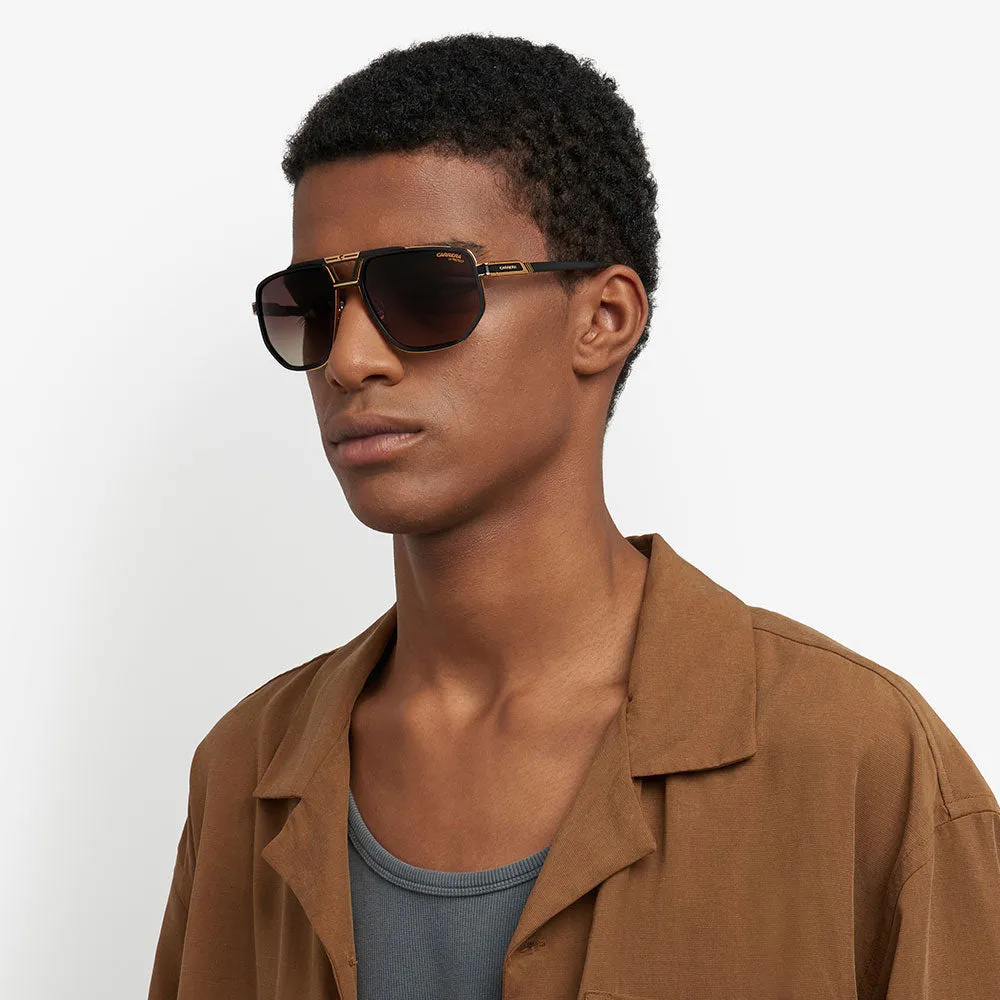 1072 Double-Bridge Stainless Steel Sunglasses