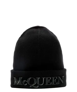 Alexander McQueen Logo Embroidered Beanie