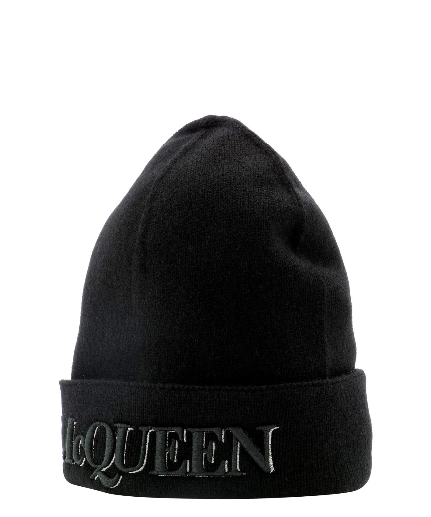 Alexander McQueen Logo Embroidered Beanie