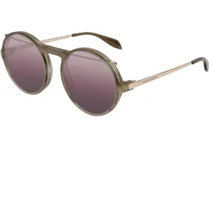 Alexander Mcqueen Unisex Sunglasses - Havana Gold | ALEXANDER MCQUEEN AM0192S 004