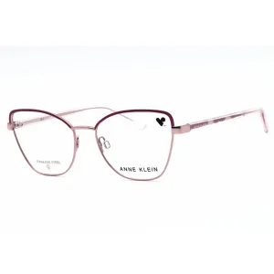 Anne Klein Women's Eyeglasses - Rose Gold Metal Full Rim Cat Eye Frame | AK5112 771
