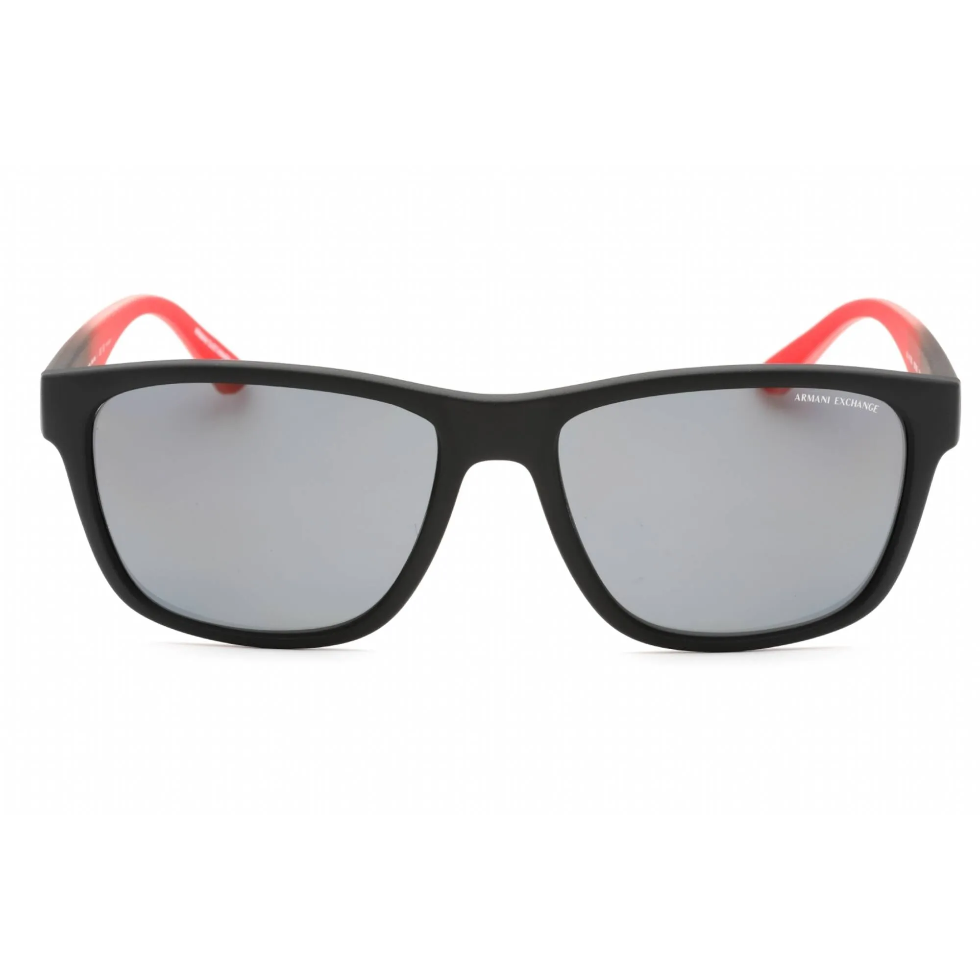 Armani Exchange Men's Sunglasses - Matte Black Square Plastic Frame | 0AX4135S 807881