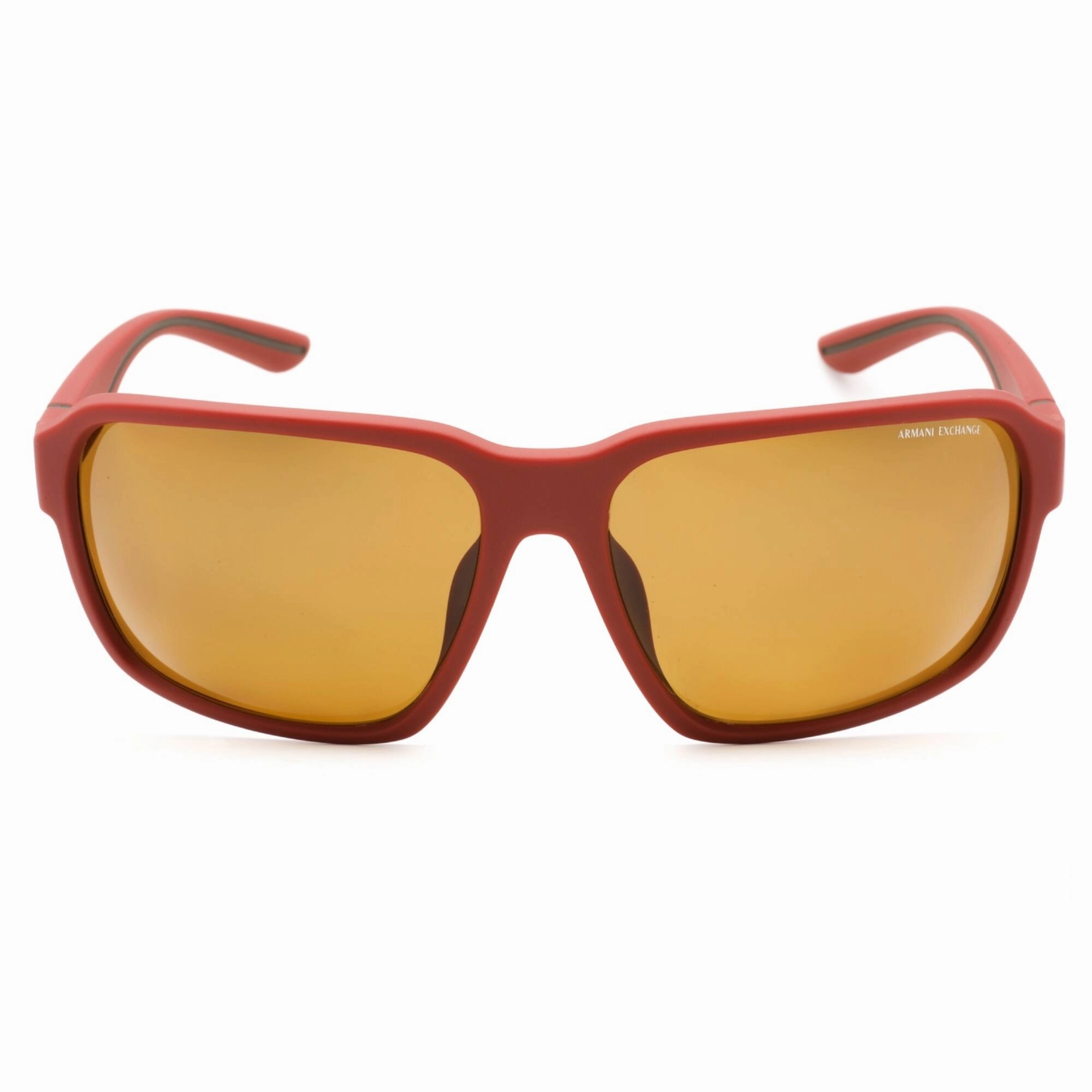 Armani Exchange Men's Sunglasses - Matte Red Square Plastic Frame | 0AX4131SU 816983