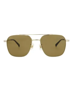Aviator-Style Metal Sunglasses
