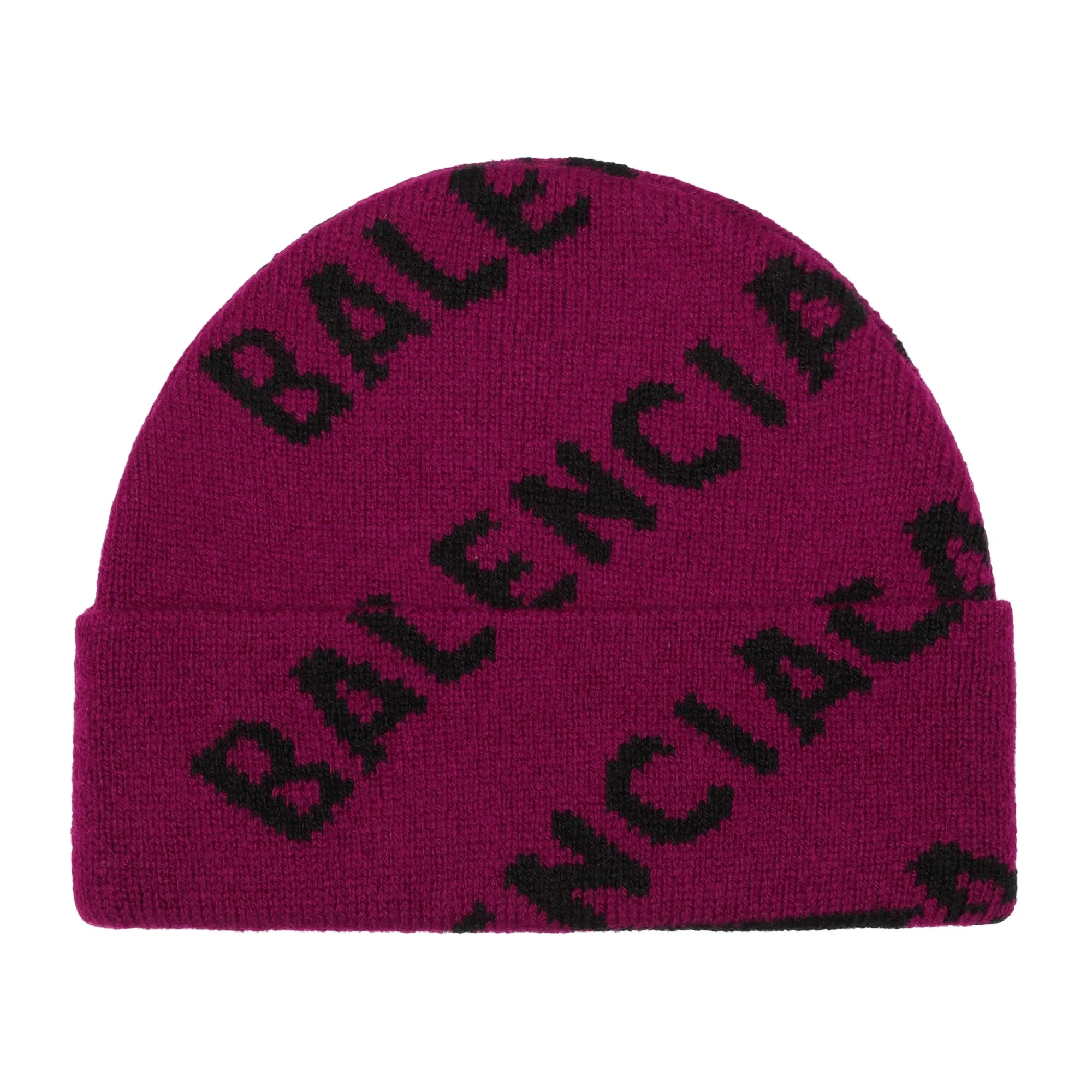 Balenciaga Logo Intarsia Knit Beanie