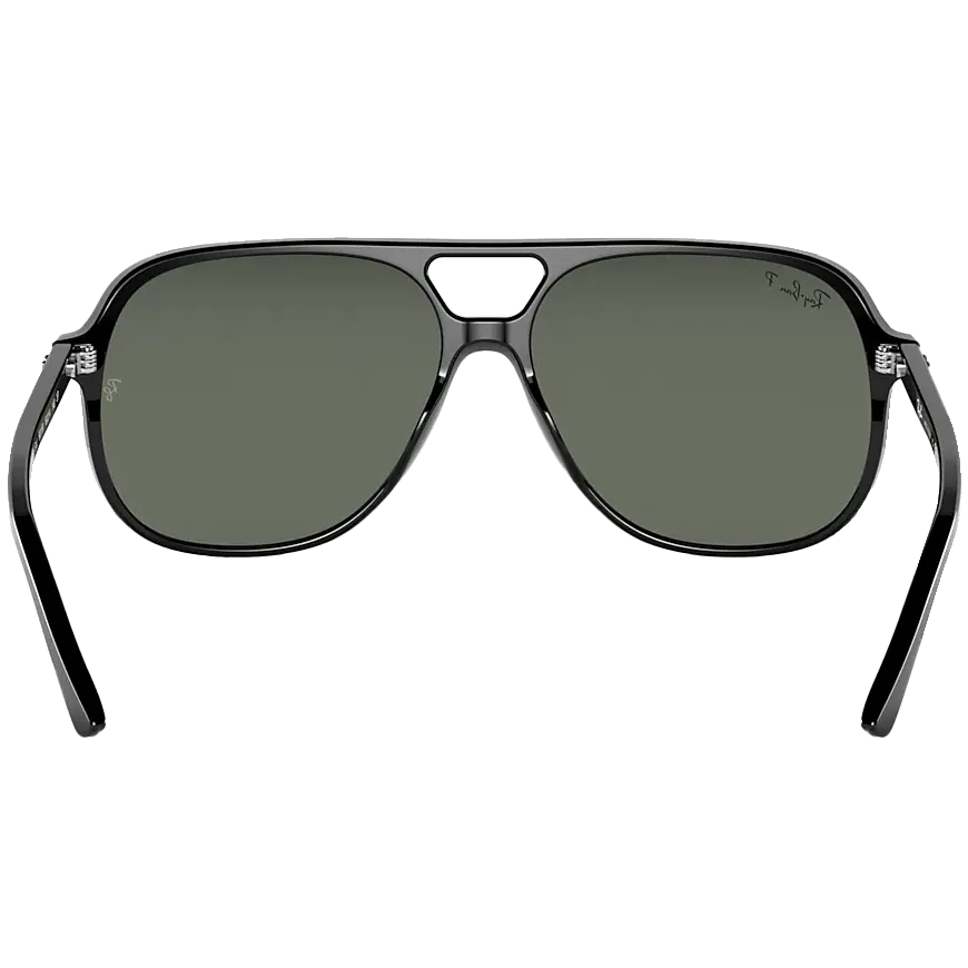 Bill - Low Bridge Black/Green Polarized