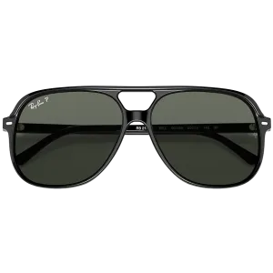 Bill - Low Bridge Black/Green Polarized
