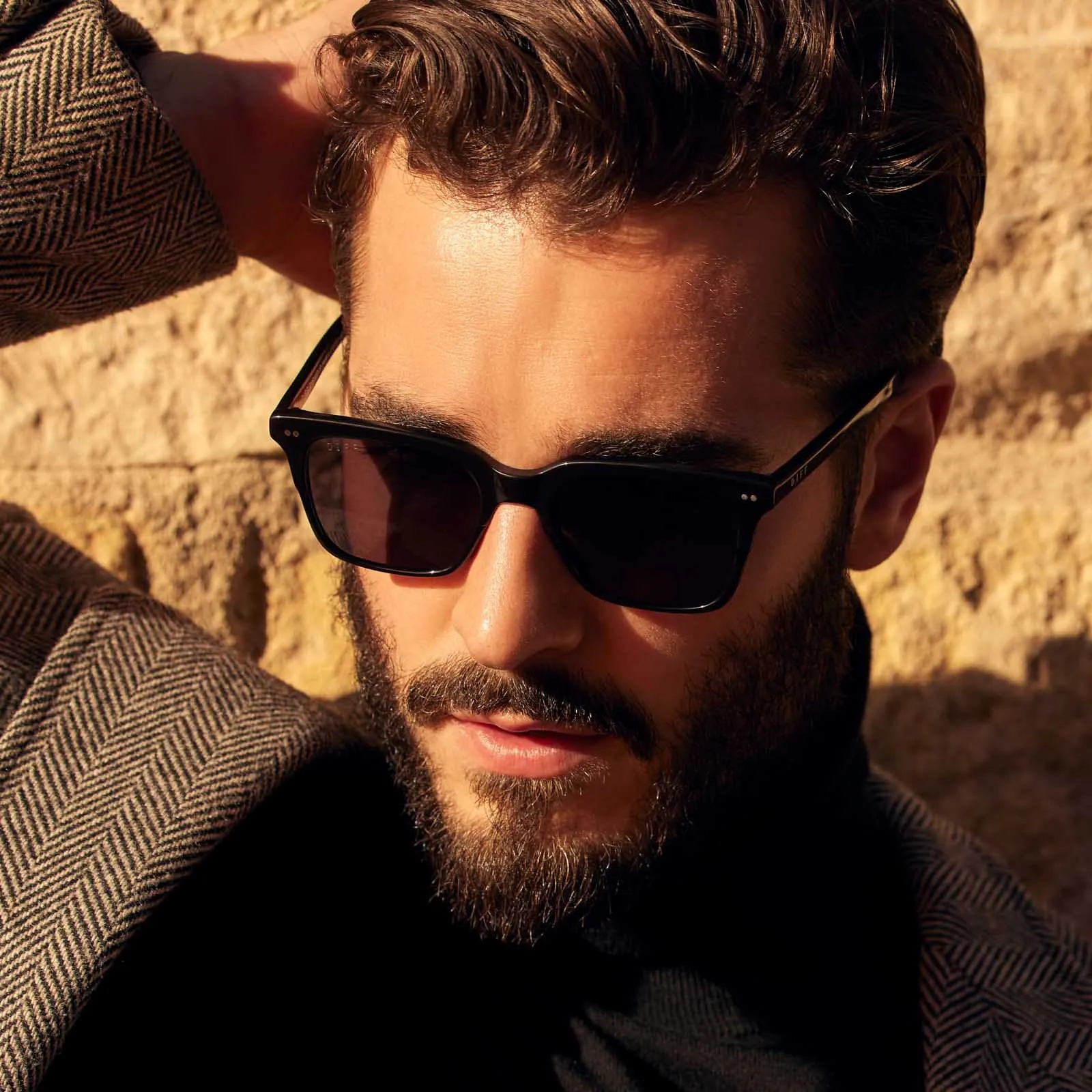 BILLIE - BLACK   GREY   POLARIZED SUNGLASSES