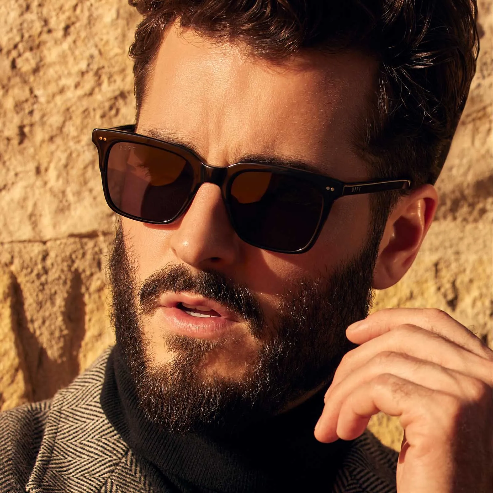 BILLIE - BLACK   GREY   POLARIZED SUNGLASSES