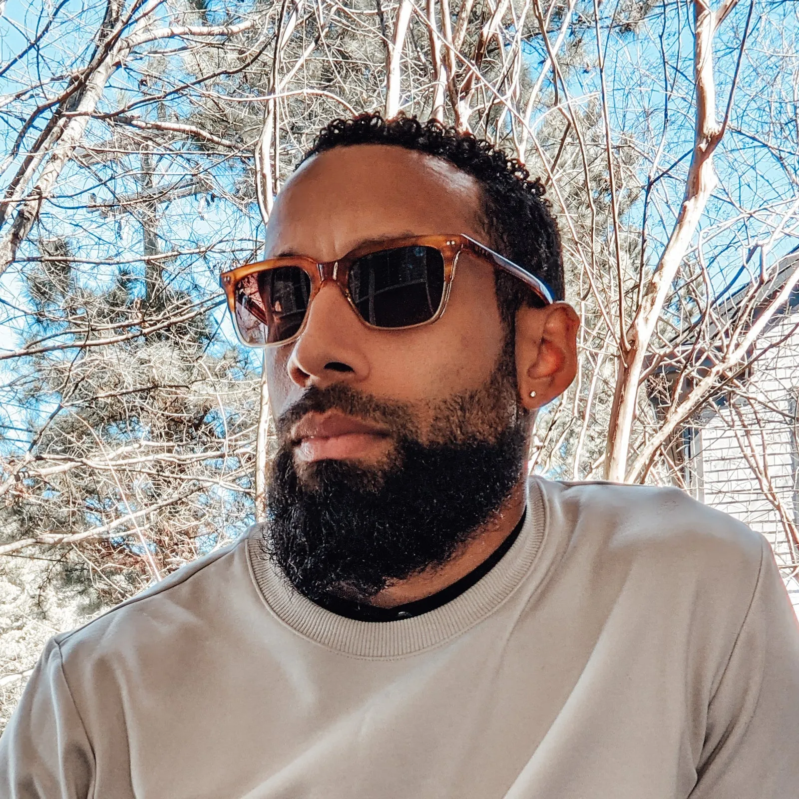 BILLIE - BLACK SMOKE CRYSTAL   GREY   POLARIZED SUNGLASSES