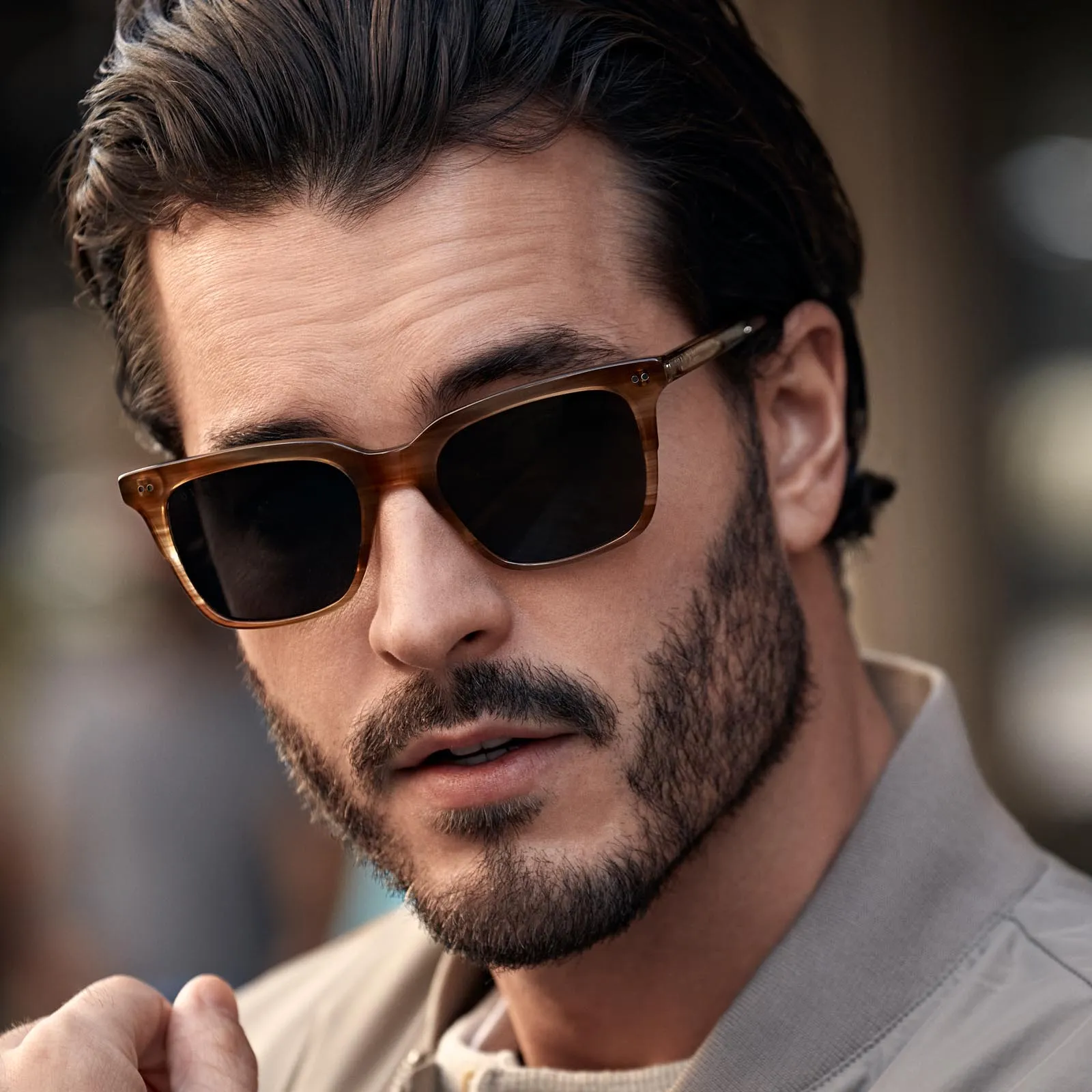 BILLIE - BLACK SMOKE CRYSTAL   GREY   POLARIZED SUNGLASSES
