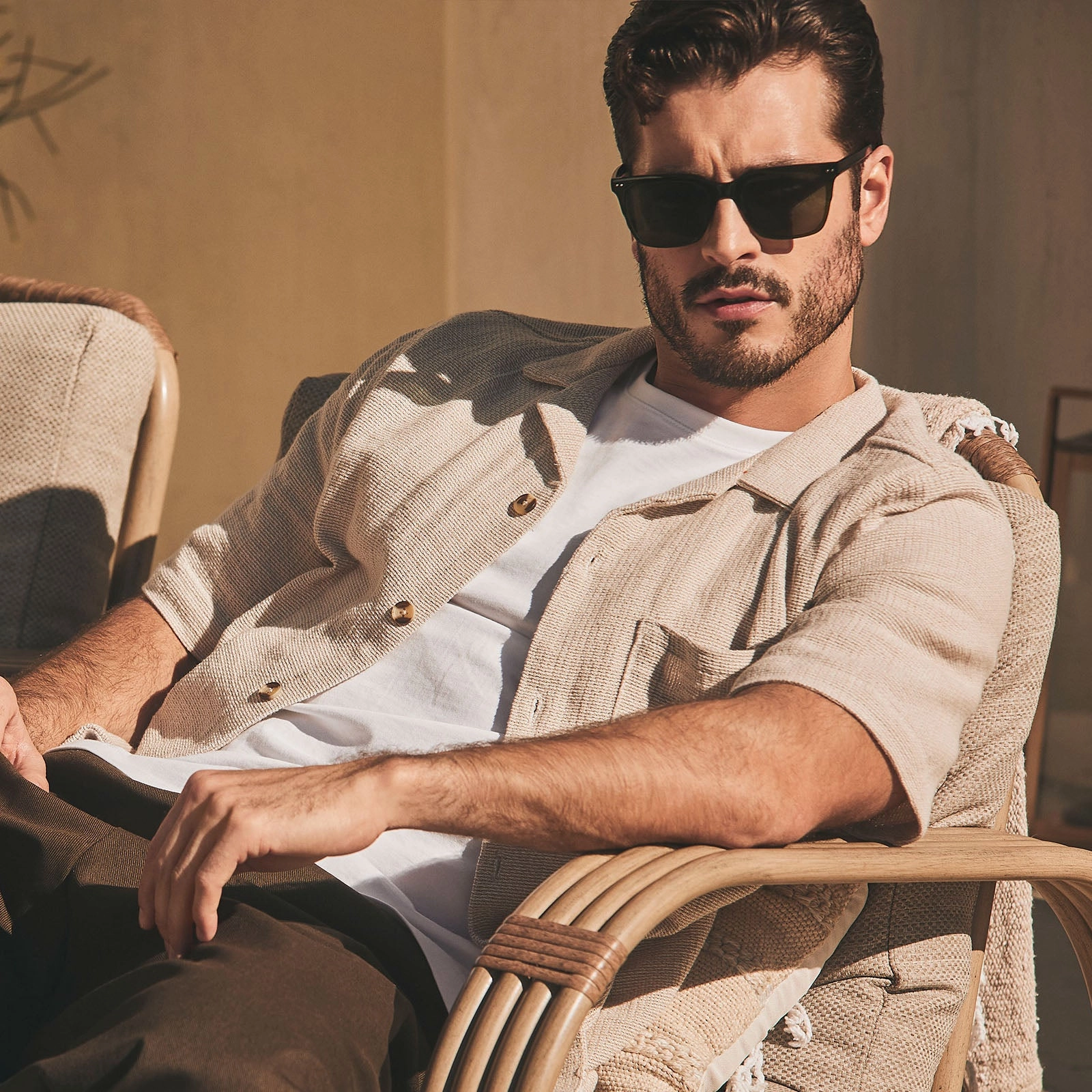 BILLIE - DARK OLIVE CRYSTAL   G15   POLARIZED SUNGLASSES
