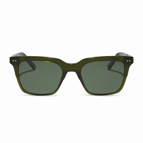 BILLIE - DARK OLIVE CRYSTAL   G15   POLARIZED SUNGLASSES
