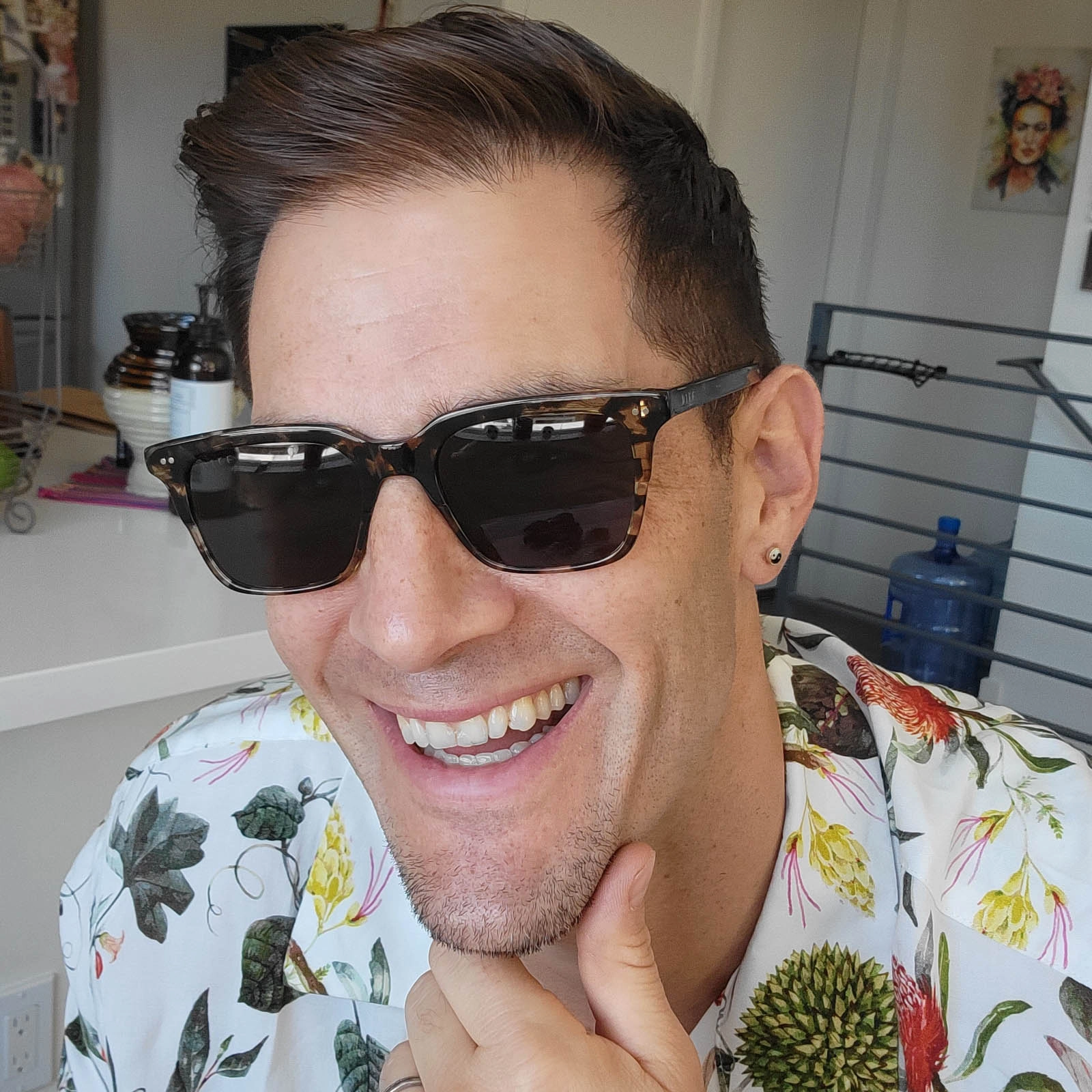 BILLIE - ESPRESSO TORTOISE   GREY   POLARIZED SUNGLASSES