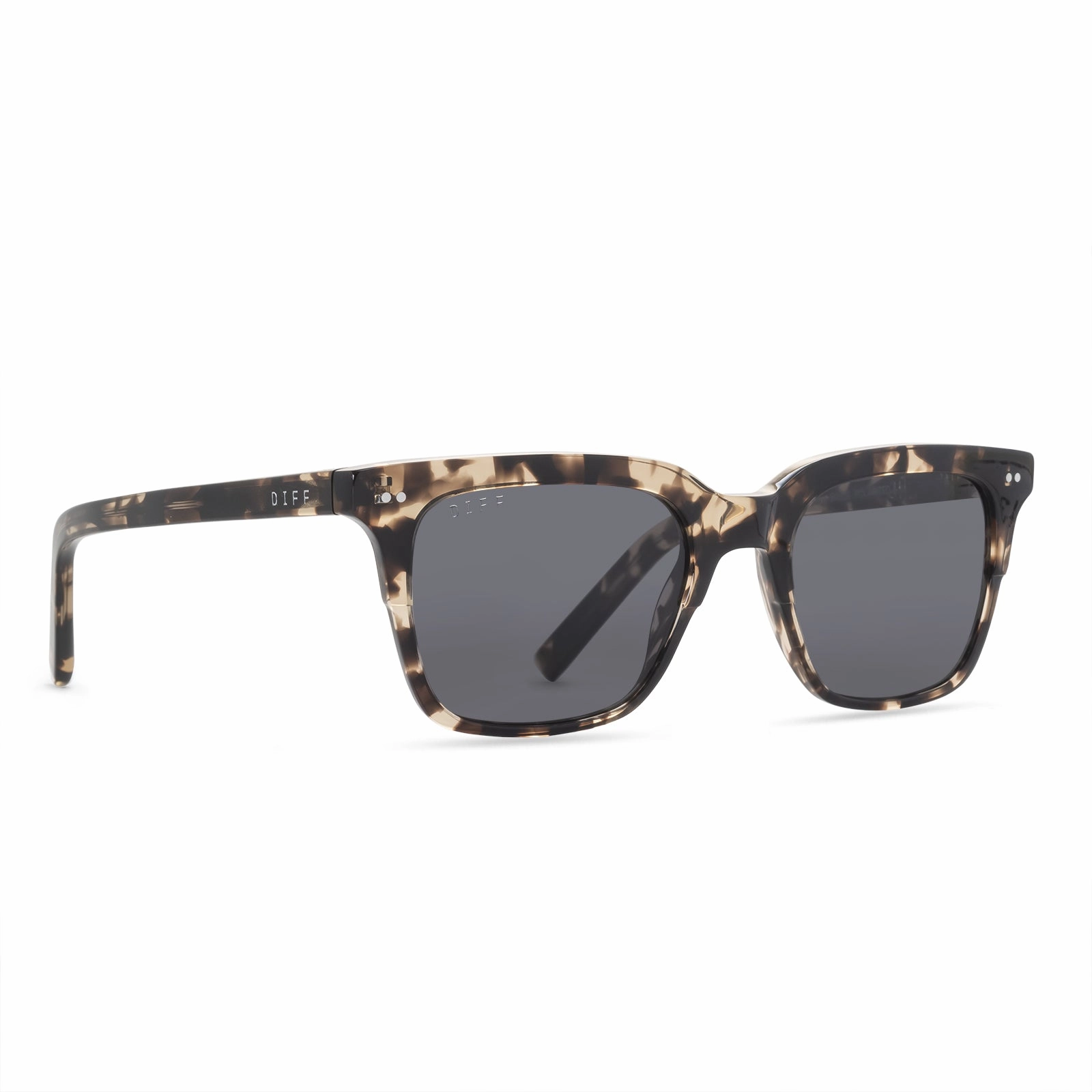 BILLIE - ESPRESSO TORTOISE   GREY   POLARIZED SUNGLASSES