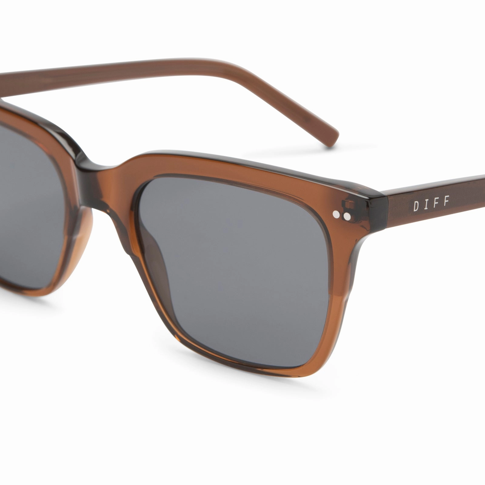 BILLIE - WHISKEY   GREY POLARIZED SUNGLASSES