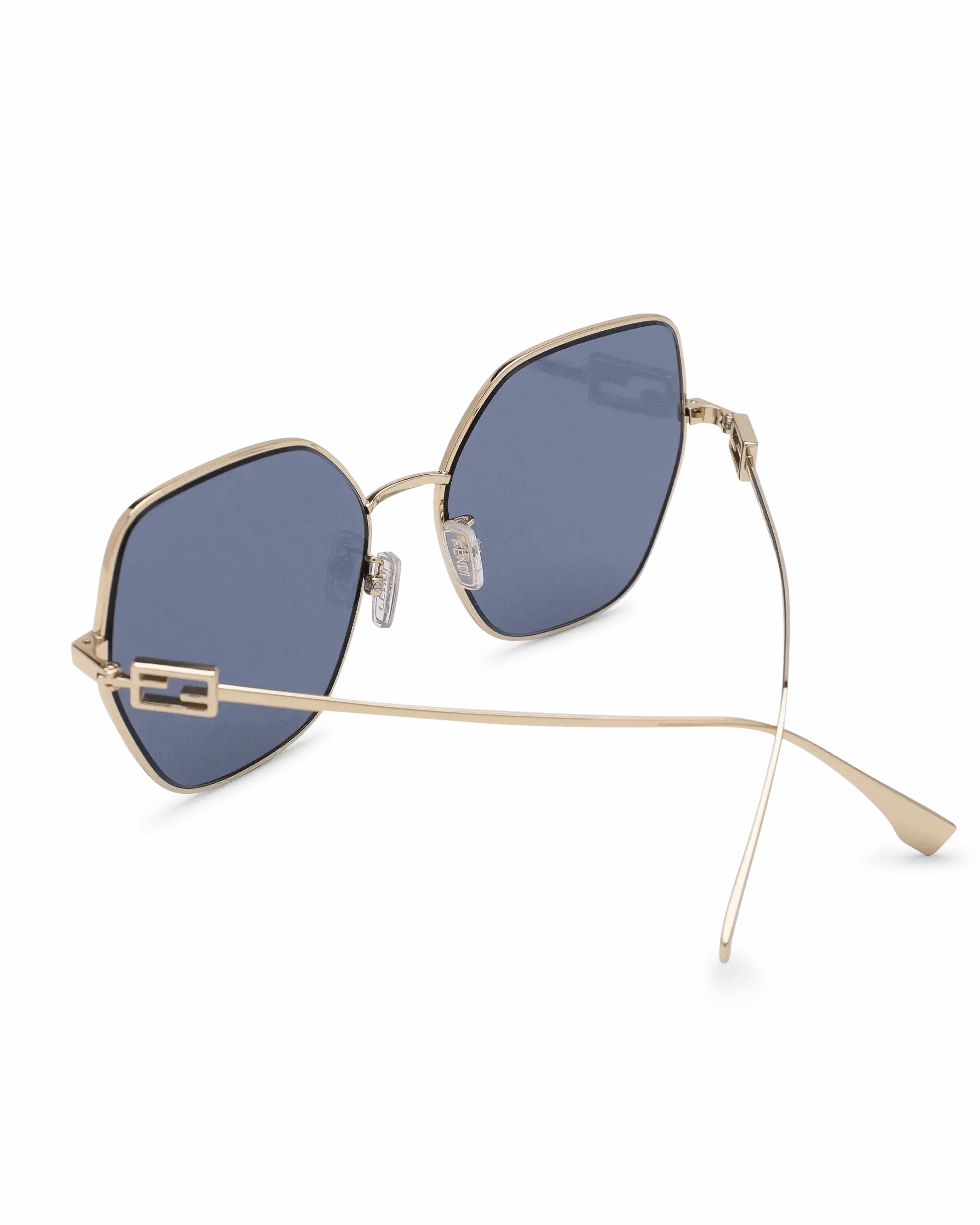 Blue Lens Baguette Sunglasses