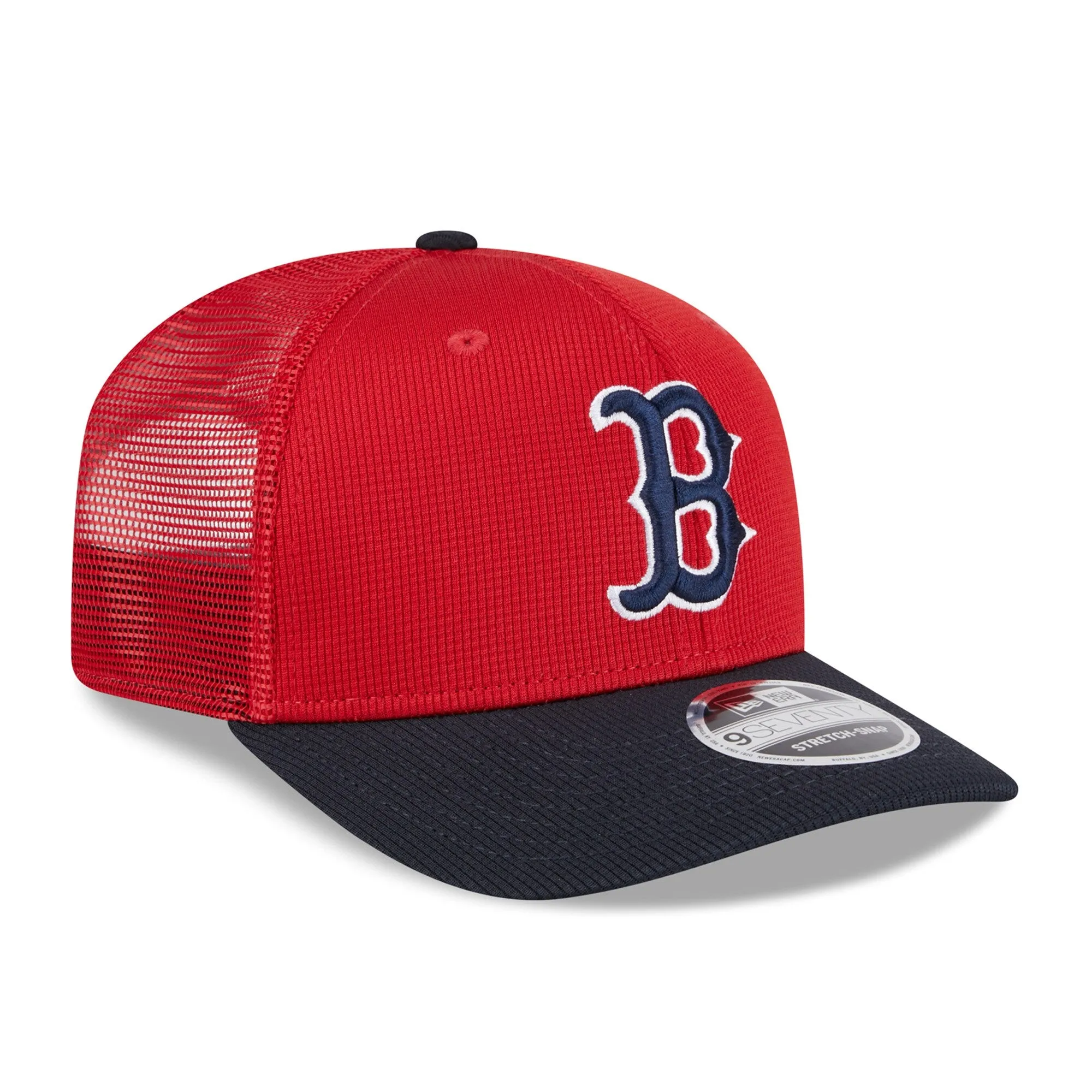 Boston Red Sox New Era Red/Navy Batting Practice 9SEVENTY Trucker Hat
