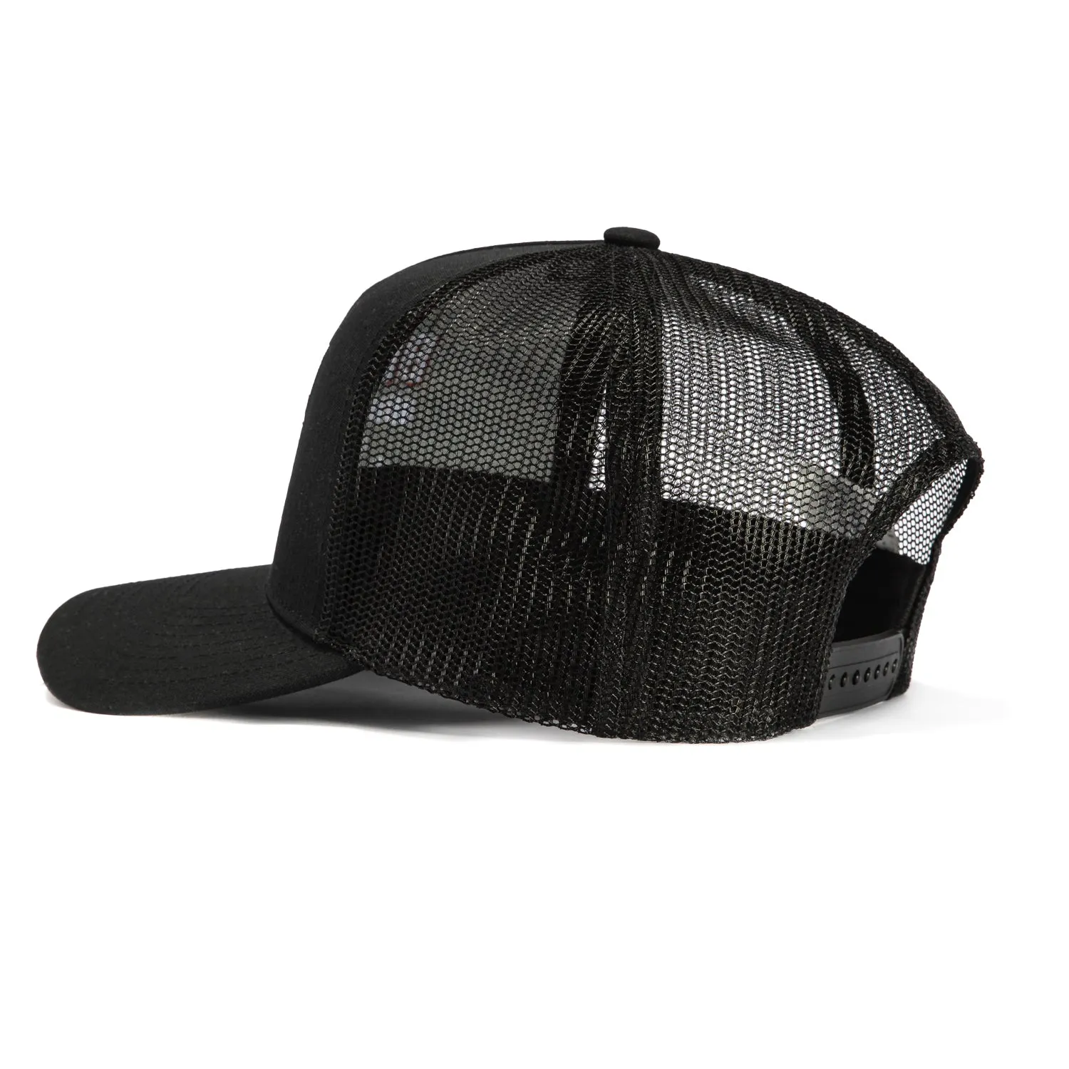 Brixton Redoubt Mesh Snapback Trucker Hat - Black