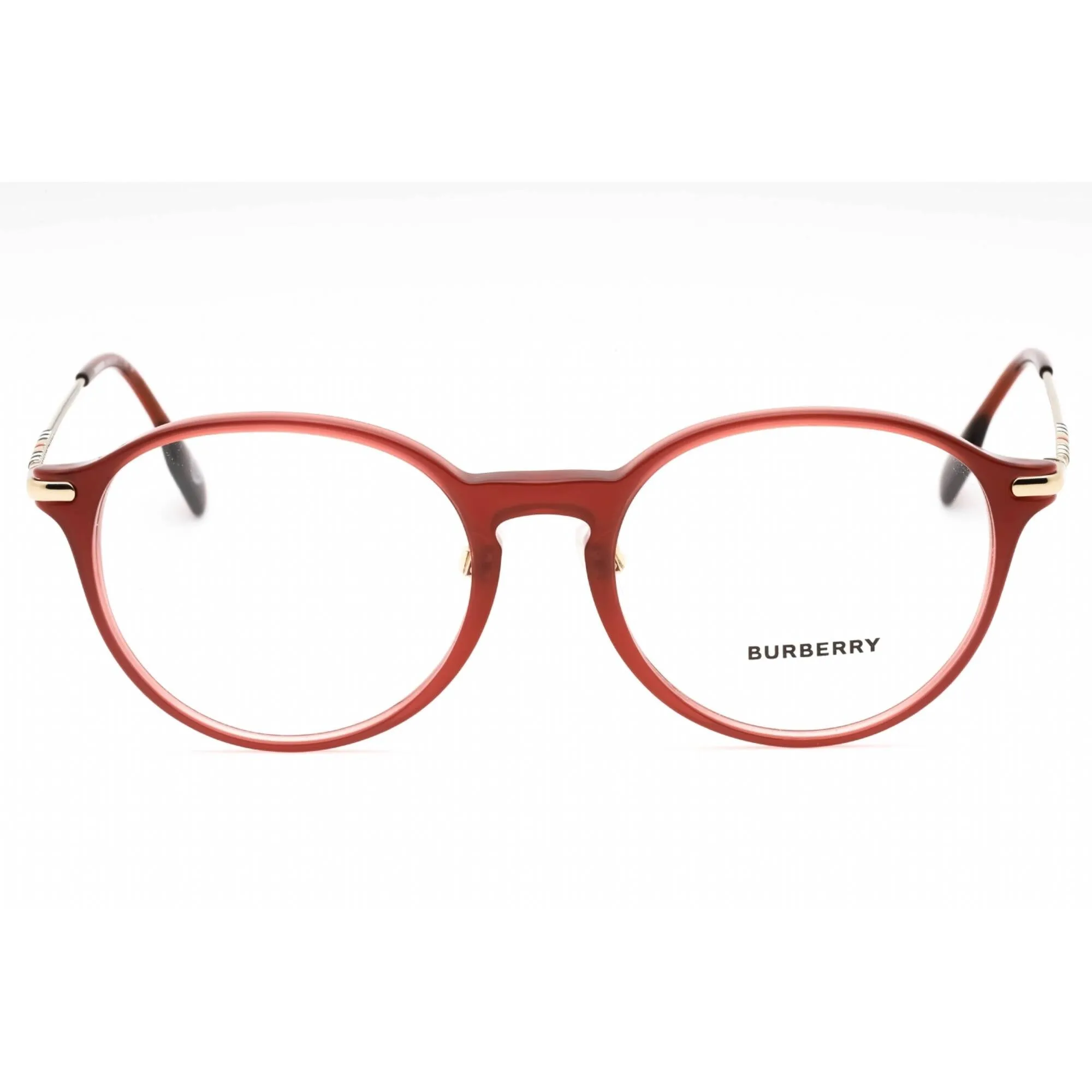Burberry Unisex Eyeglasses - Bordeaux Plastic Full Rim Round Frame | 0BE2365F 4022