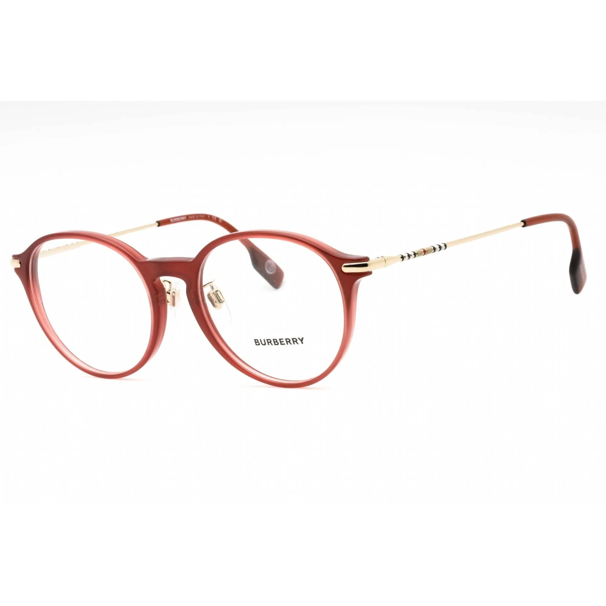 Burberry Unisex Eyeglasses - Bordeaux Plastic Full Rim Round Frame | 0BE2365F 4022