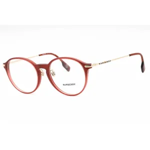 Burberry Unisex Eyeglasses - Bordeaux Plastic Full Rim Round Frame | 0BE2365F 4022