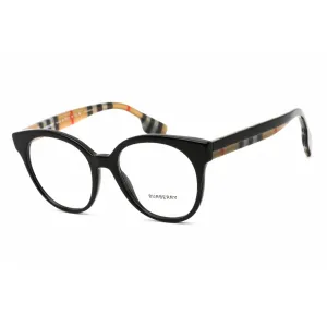 Burberry Unisex Eyeglasses - Clear Lens Black Plastic Round Shape Frame | 0BE2356 3942