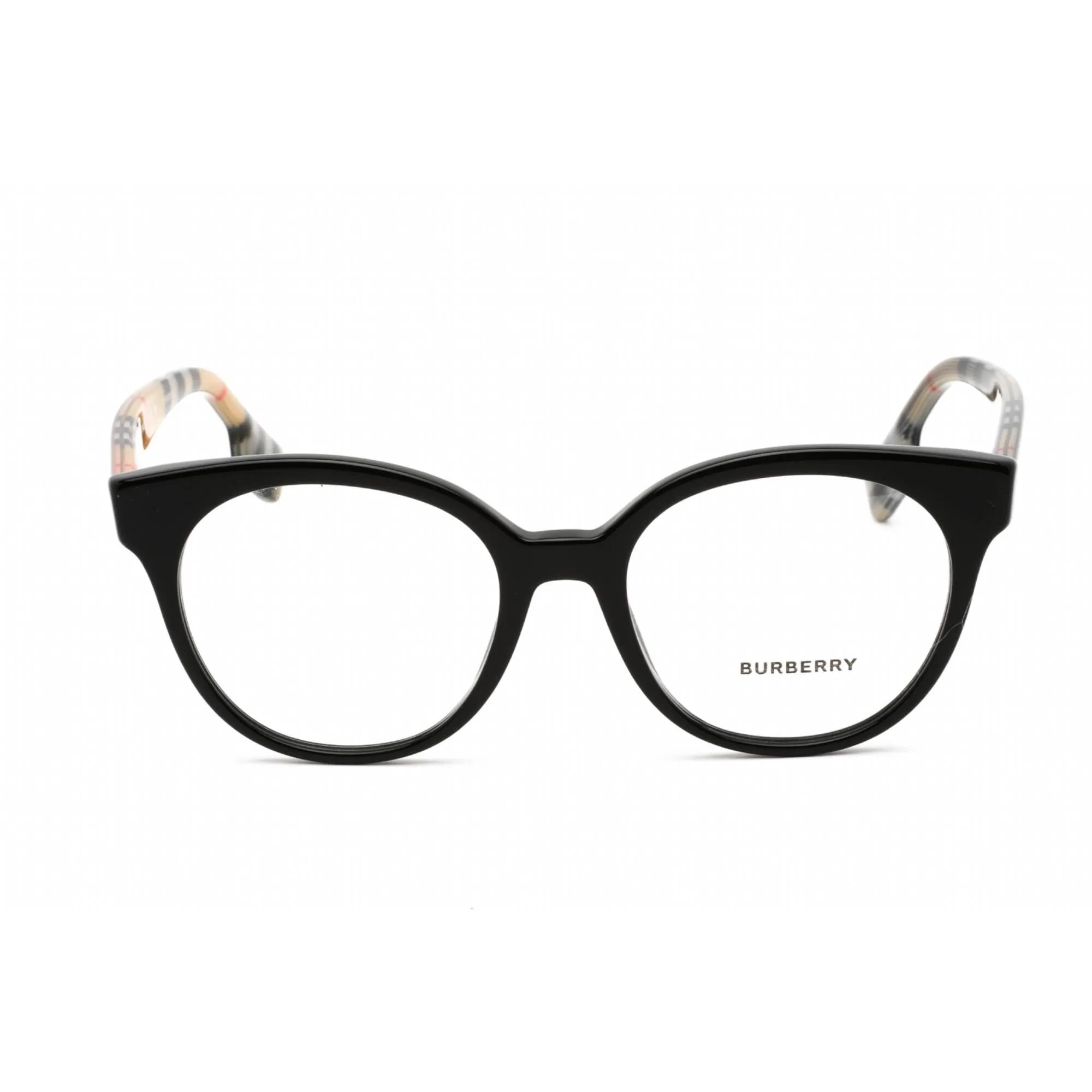 Burberry Unisex Eyeglasses - Clear Lens Black Plastic Round Shape Frame | 0BE2356 3942