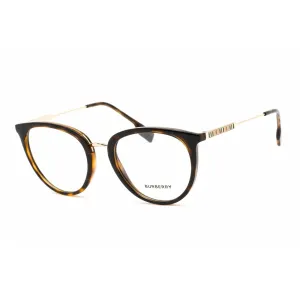 Burberry Women's Eyeglasses - Clear Lens Havana Plastic Round Frame | 0BE2331 3002