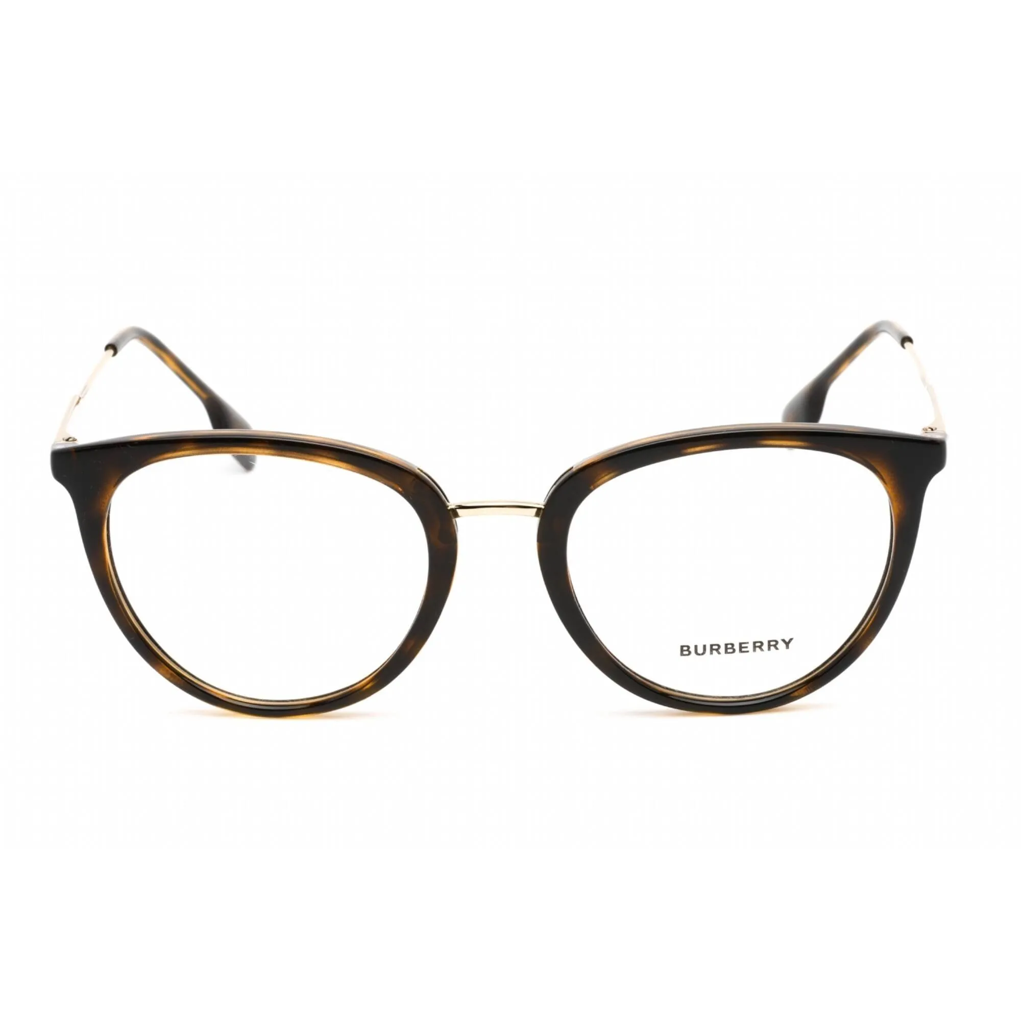 Burberry Women's Eyeglasses - Clear Lens Havana Plastic Round Frame | 0BE2331 3002