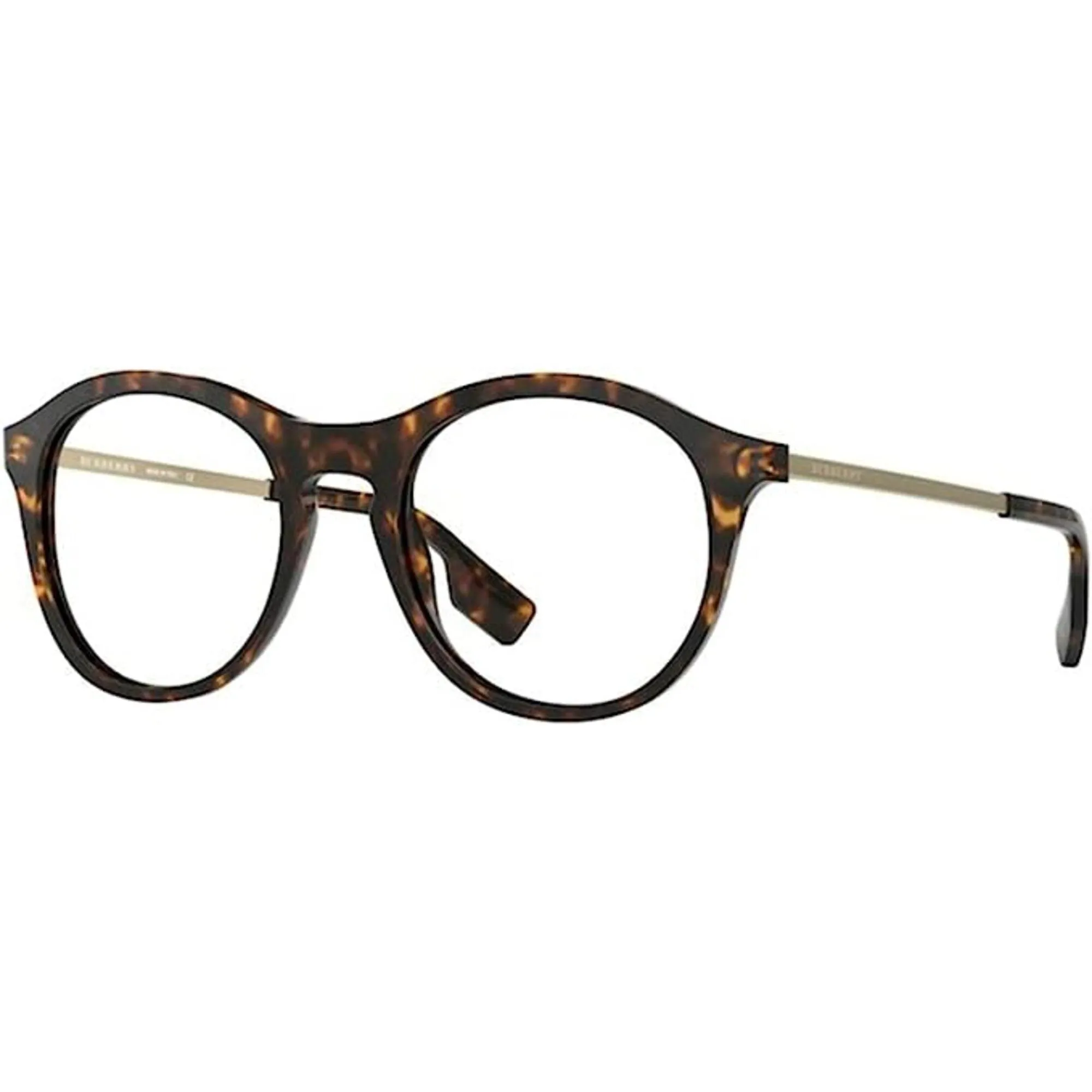 Burberry Women's Eyeglasses - Dark Havana Plastic Round Frame | BURBERRY 0BE2287F 3002