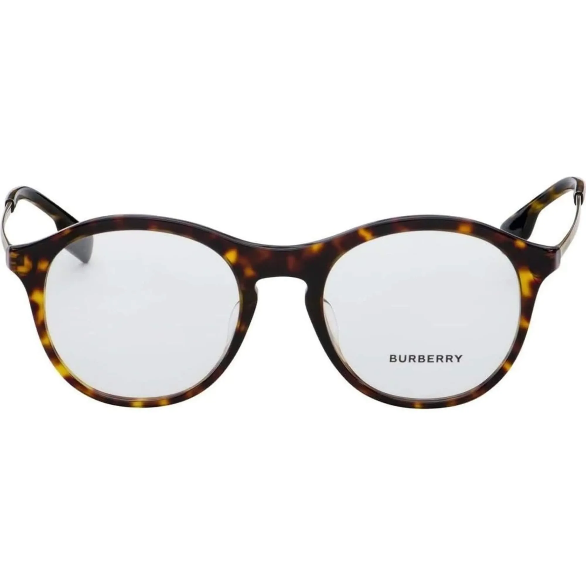 Burberry Women's Eyeglasses - Dark Havana Plastic Round Frame | BURBERRY 0BE2287F 3002