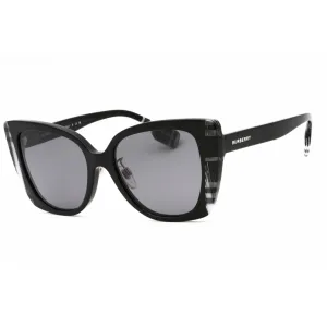 Burberry Women's Sunglasses - Black/Check White Black Cat Eye Frame | 0BE4393F 405181