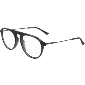 Calvin Klein Men's Eyeglasses - Crystal Charcoal/Grey Round | CALVIN KLEIN CK20703 016