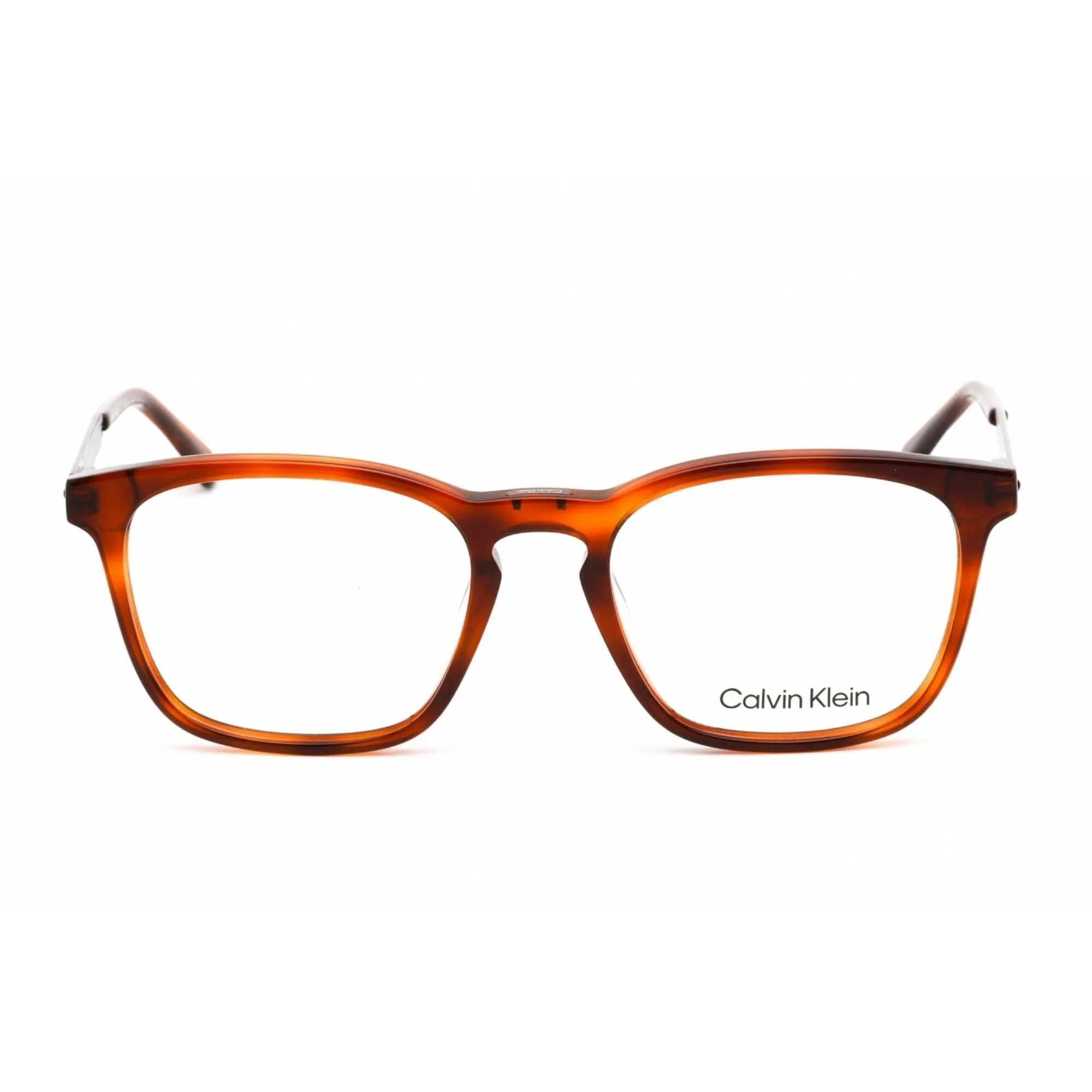 Calvin Klein Men's Eyeglasses - Square Blonde Havana Acetate/Metal Frame | CK22503 213
