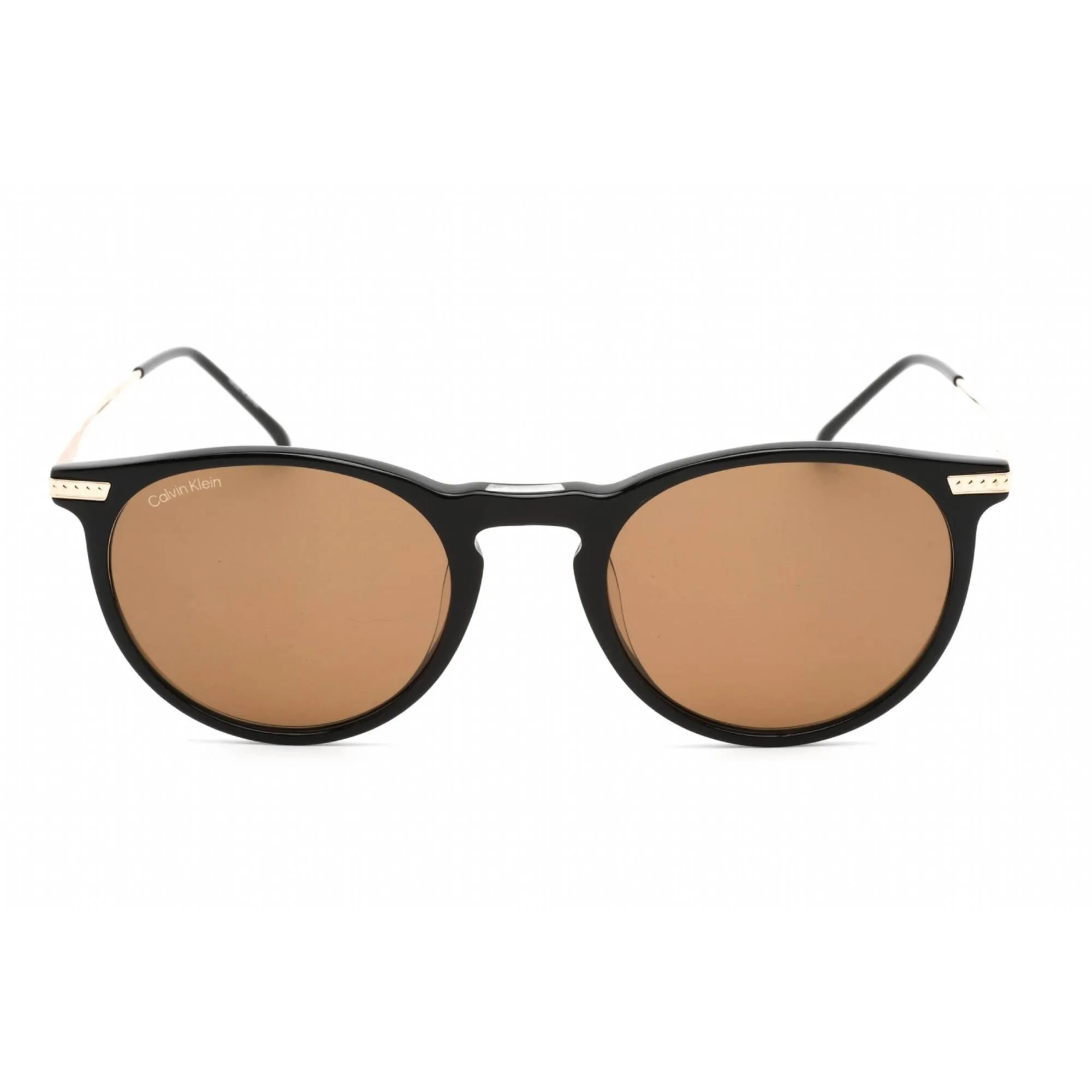 Calvin Klein Unisex Sunglasses - Full Rim Black Plastic Round Shape | CK22528TS 001