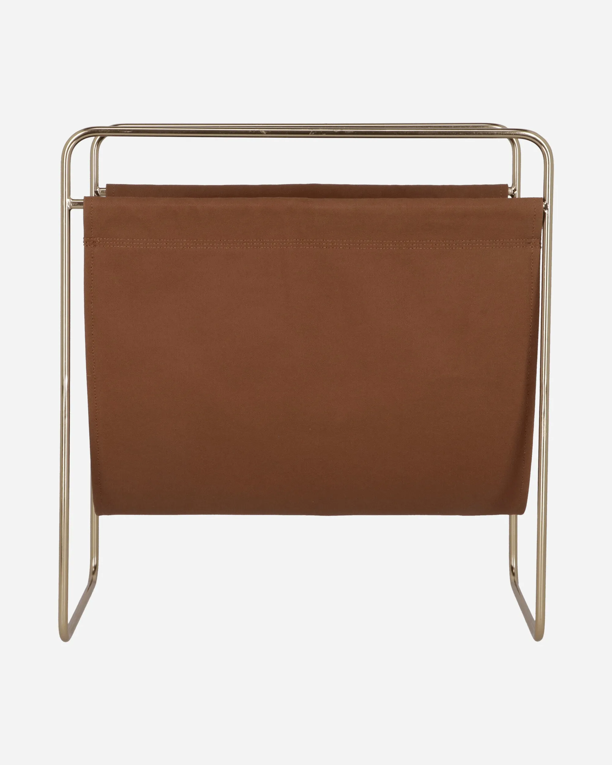 Canvas Magazine Stand Hamilton Brown