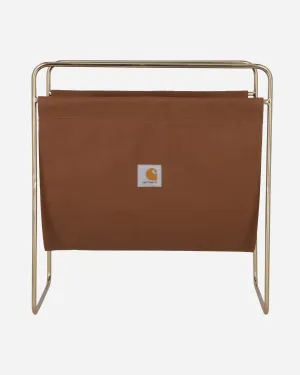 Canvas Magazine Stand Hamilton Brown