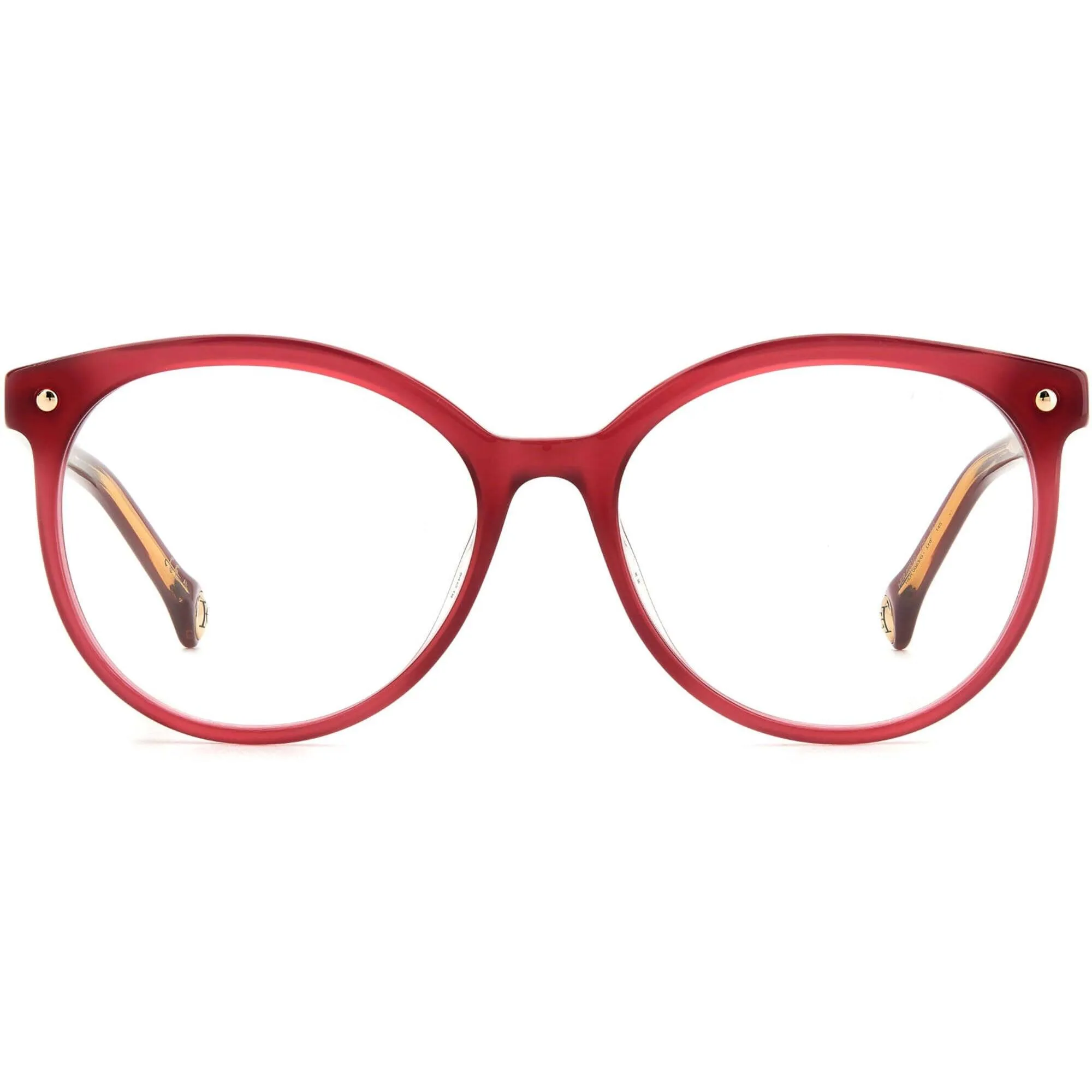 Carolina Herrera Women's Eyeglasses - Burgundy Round Full Rim Frame | HER 0083/G 0LHF
