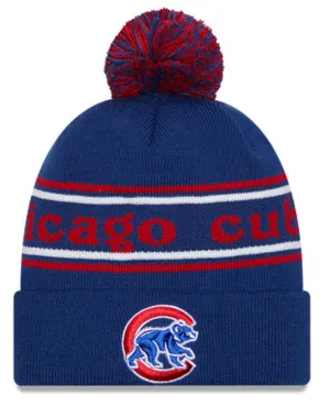 Chicago Cubs New Era Marquee Cuffed Knit Hat with Pom
