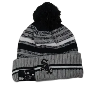 Chicago White Sox New Era Black/Gray Sport Knit Hat