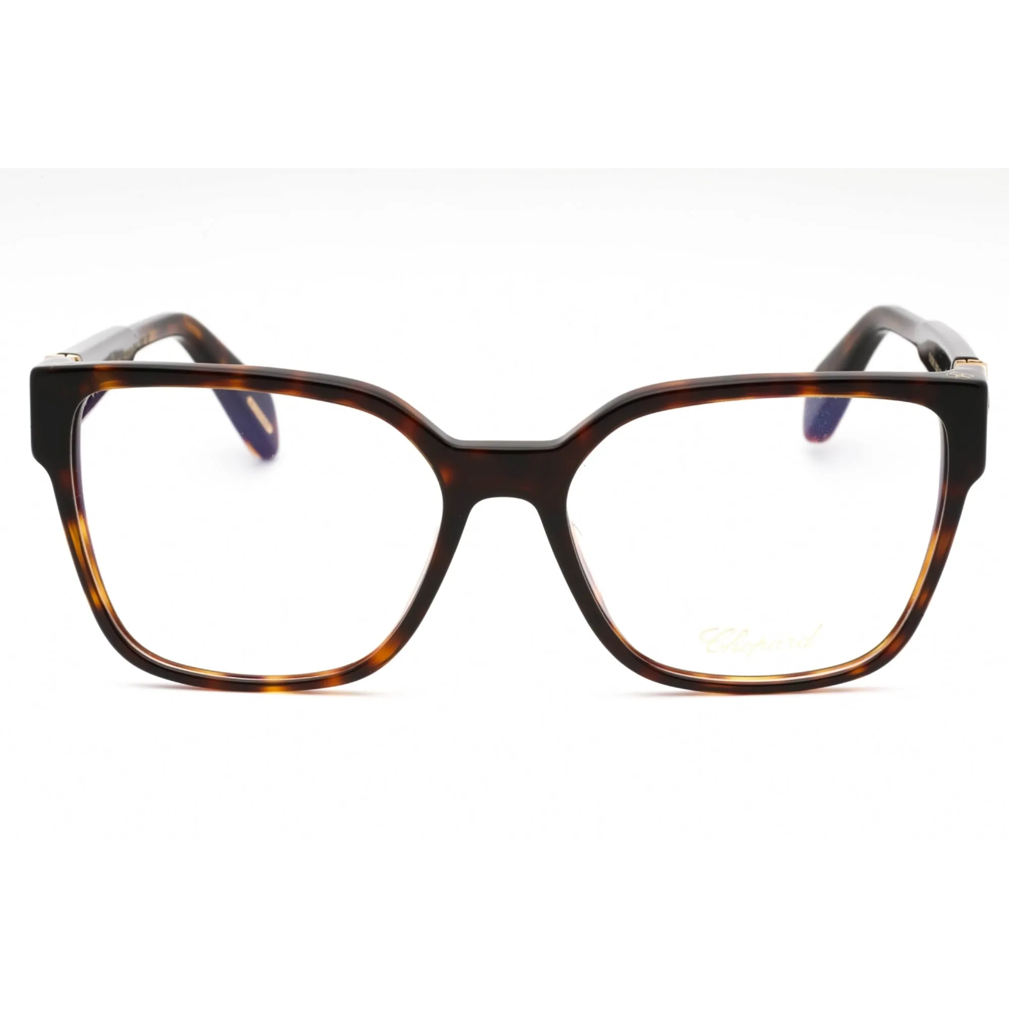 Chopard Women's Eyeglasses - Shiny Tortoise Plastic Square Full Rim | VCH324S 0743