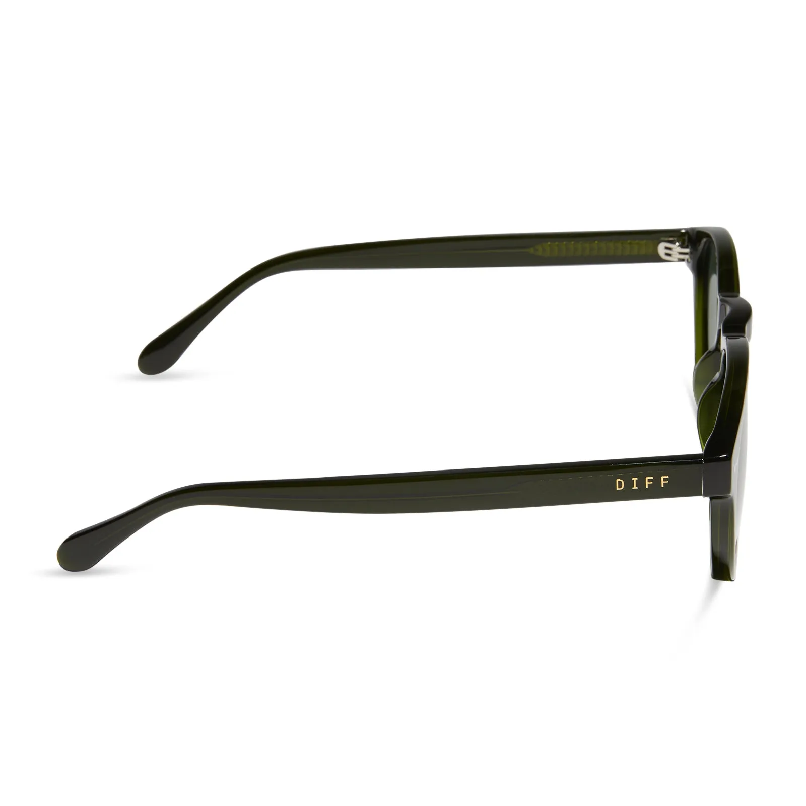 CODY - DARK OLIVE CRYSTAL   G15   POLARIZED SUNGLASSES