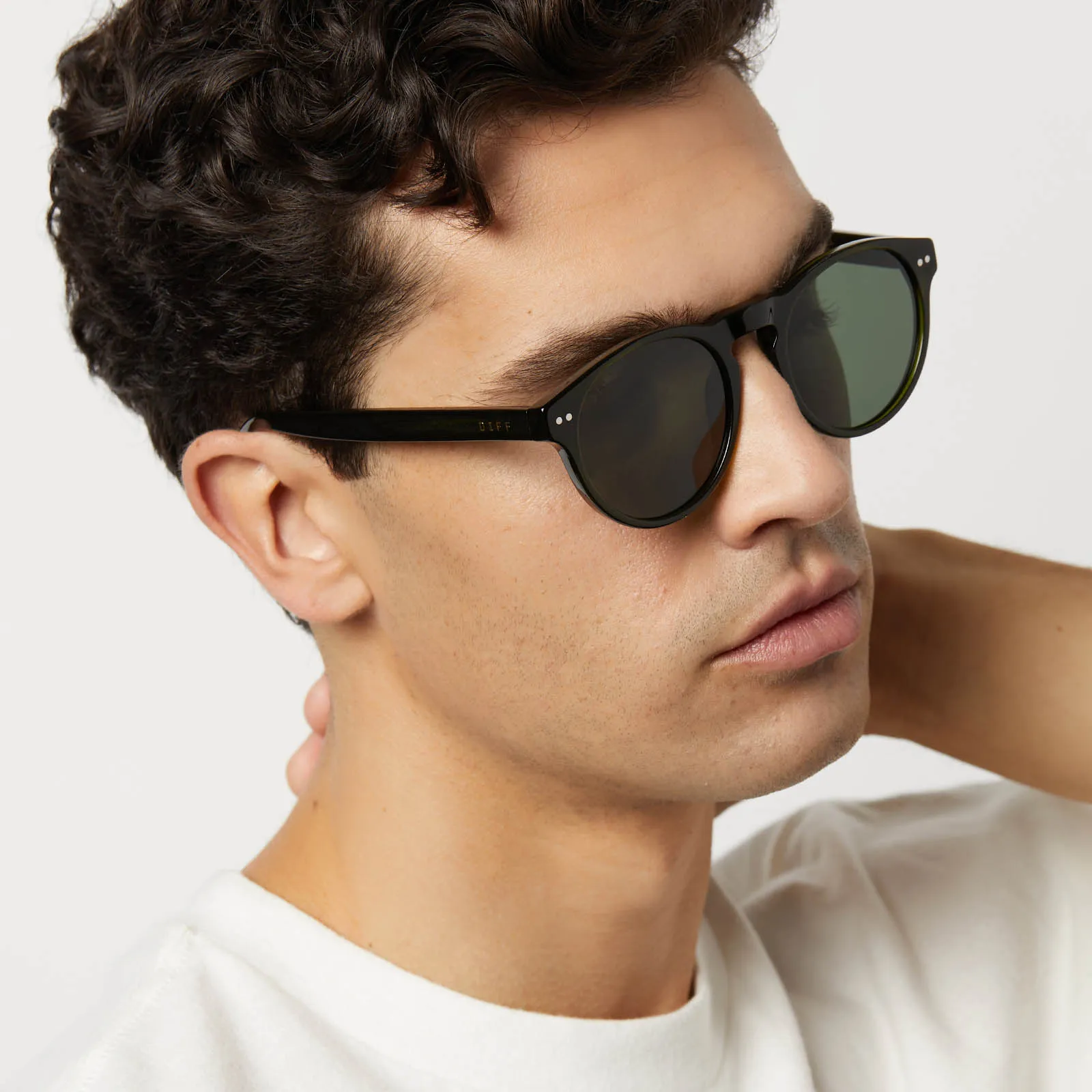 CODY - DARK OLIVE CRYSTAL   G15   POLARIZED SUNGLASSES