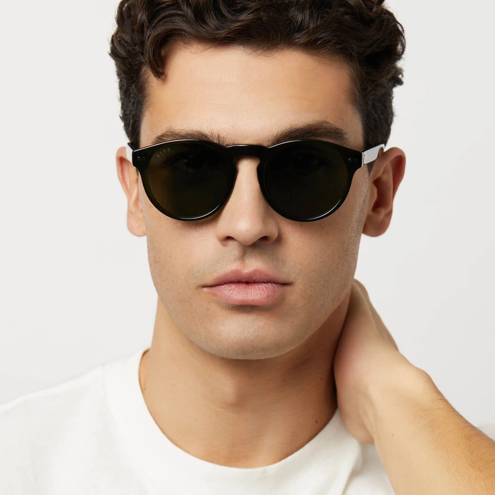 CODY - DARK OLIVE CRYSTAL   G15   POLARIZED SUNGLASSES