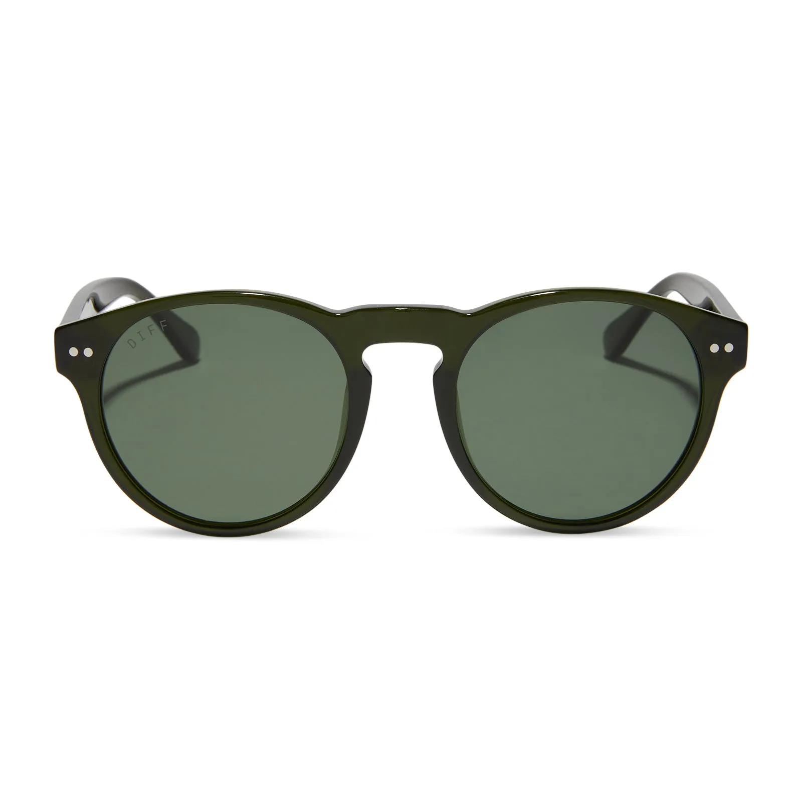 CODY - DARK OLIVE CRYSTAL   G15   POLARIZED SUNGLASSES
