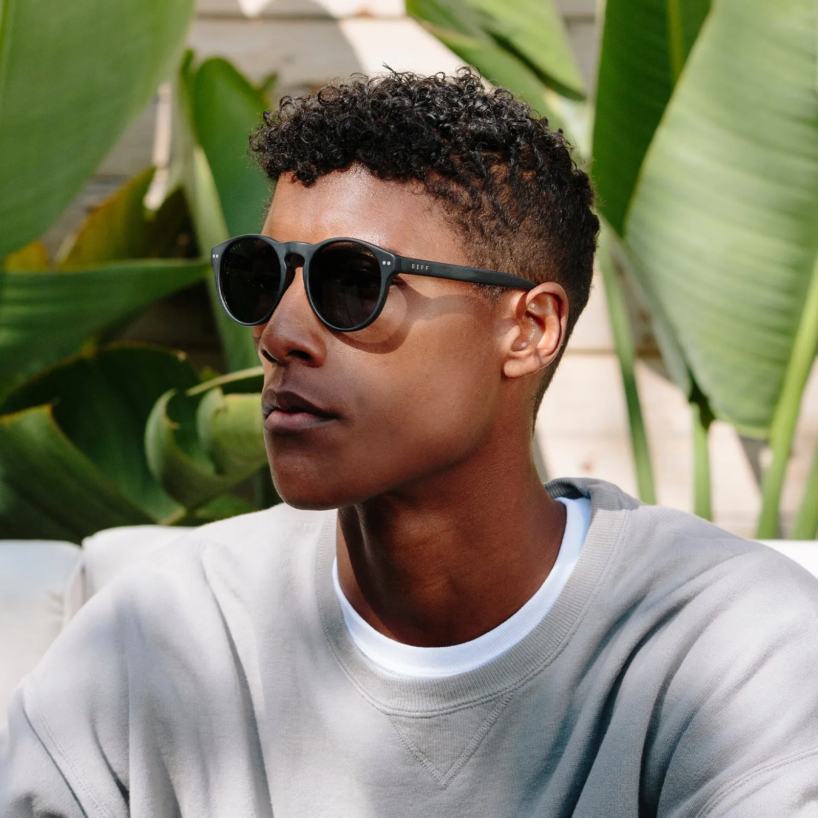 CODY - MATTE BLACK   GREY POLARIZED SUNGLASSES